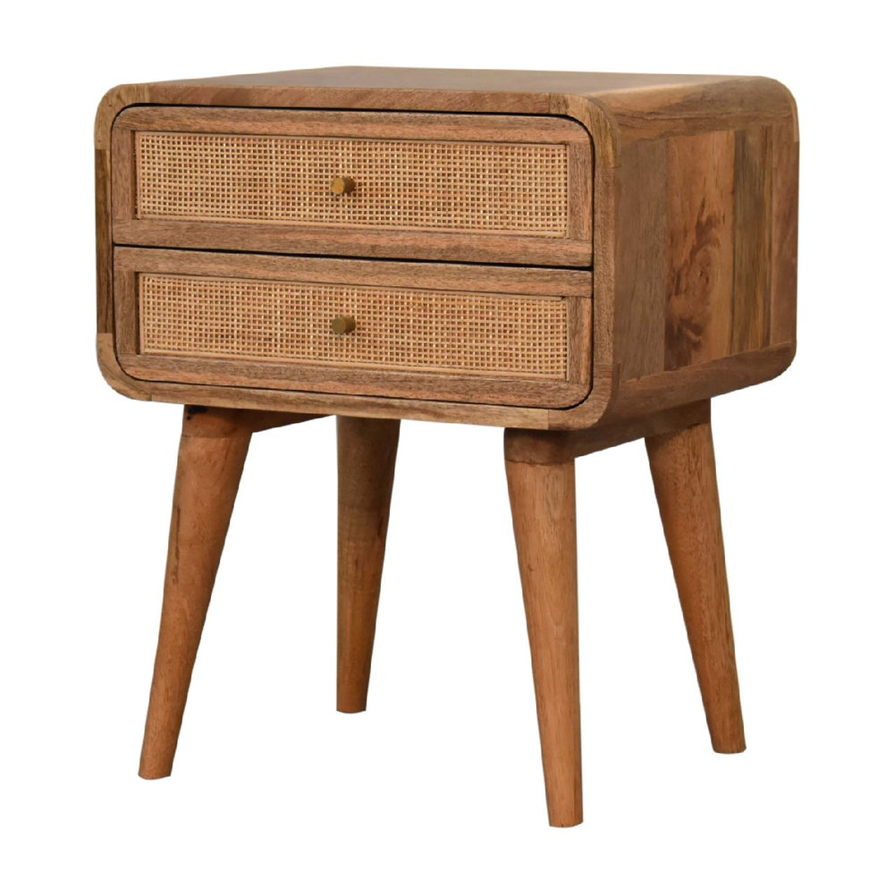 Aluna Close-knit 2 Drawer Nightstand