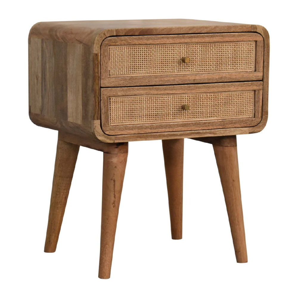 Aluna Close-knit 2 Drawer Nightstand