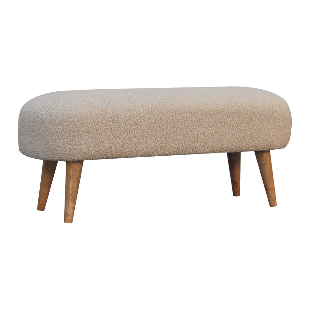Aluna Boucle Hallway Bench