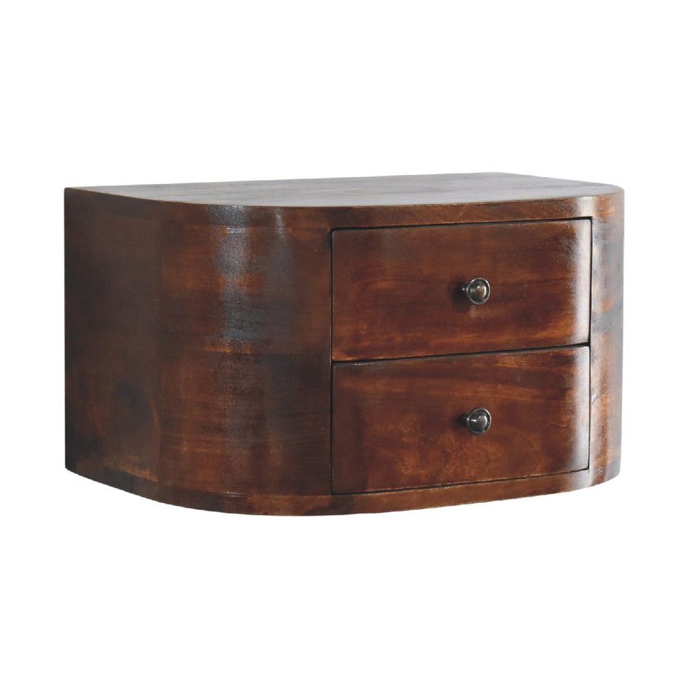 Aluna Lunar 2 Drawer Floating Nightstand