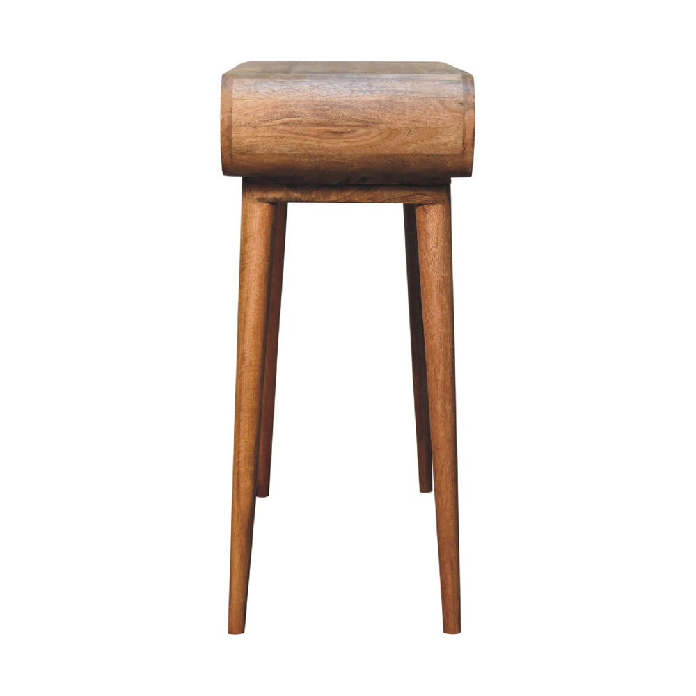 Aluna Amaya Oakish Nordic Style Console Table