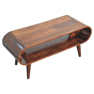 Aluna California Walnut Amaya Coffee Table