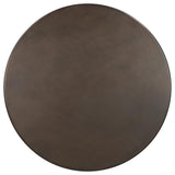 Oswego Round 30-inch Bistro Dining Table Bronze | Full | Brown | Bronze | 100063