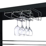 Prescott Rectangular Home Wine Table Black High Gloss | Black | Black High Gloss | 100165