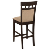 Gabriel 7-piece Square Counter Height Dining Set Cappuccino | Brown | Cappuccino | 100438-S7A