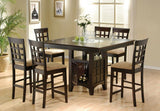Gabriel 7-piece Square Counter Height Dining Set Cappuccino | Brown | Cappuccino | 100438-S7