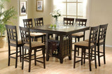 Gabriel 9-piece Square Counter Height Dining Set Cappuccino | Brown | Cappuccino | 100438-S9