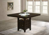 Gabriel 52-inch Counter Height Dining Table Cappuccino | King | Brown | Cappuccino | 100438
