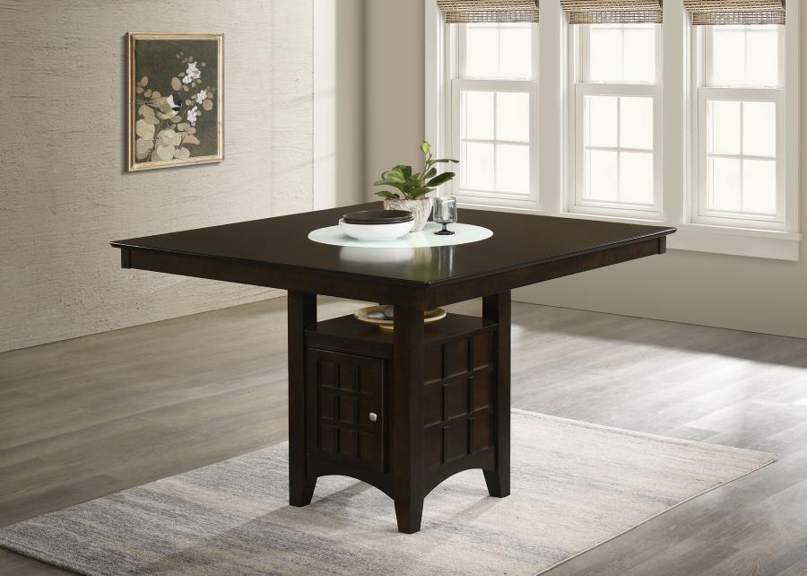 Gabriel 52-inch Counter Height Dining Table Cappuccino | King | Brown | Cappuccino | 100438