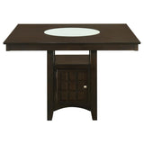 Gabriel 52-inch Counter Height Dining Table Cappuccino | King | Brown | Cappuccino | 100438