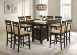 Gabriel 52-inch Counter Height Dining Table Cappuccino | King | Brown | Cappuccino | 100438