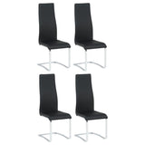 Montclair Upholstered Dining Side Chair Black (Set of 4) | Black | 100515BLK