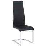 Montclair Upholstered Dining Side Chair Black (Set of 4) | Black | 100515BLK