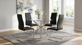 Montclair Upholstered Dining Side Chair Black (Set of 4) | Black | 100515BLK