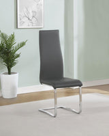 Montclair Upholstered Dining Side Chair Grey (Set of 4) | Grey | 100515GRY