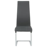 Montclair Upholstered Dining Side Chair Grey (Set of 4) | Grey | 100515GRY