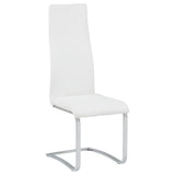 Montclair Upholstered Dining Side Chair White (Set of 4) | White | 100515WHT