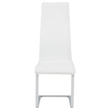 Montclair Upholstered Dining Side Chair White (Set of 4) | White | 100515WHT