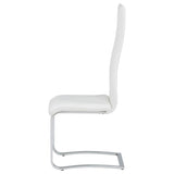 Montclair Upholstered Dining Side Chair White (Set of 4) | White | 100515WHT