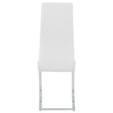 Montclair Upholstered Dining Side Chair White (Set of 4) | White | 100515WHT