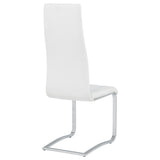 Montclair Upholstered Dining Side Chair White (Set of 4) | White | 100515WHT