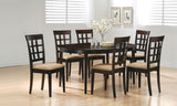 Gabriel Oval 60-inch Extension Leaf Dining Table Cappuccino | Full | Brown | Cappuccino | 100770