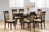 Gabriel Oval 60-inch Extension Leaf Dining Table Cappuccino | Full | Brown | Cappuccino | 100770