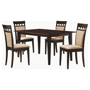 Gabriel 5-piece Rectangular 59-inch Dining Set Cappuccino