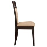 Gabriel 5-piece Rectangular 59-inch Dining Set Cappuccino | Brown | Cappuccino | 100771-S5A