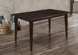Gabriel Rectangular 59-inch Wood Dining Table Cappuccino | King | Brown | Cappuccino | 100771