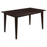 Gabriel Rectangular 59-inch Wood Dining Table Cappuccino | King | Brown | Cappuccino | 100771