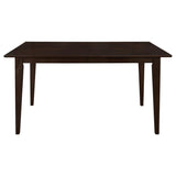 Gabriel Rectangular 59-inch Wood Dining Table Cappuccino | King | Brown | Cappuccino | 100771