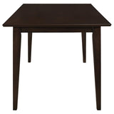 Gabriel Rectangular 59-inch Wood Dining Table Cappuccino | King | Brown | Cappuccino | 100771
