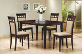 Gabriel Rectangular 59-inch Wood Dining Table Cappuccino | King | Brown | Cappuccino | 100771