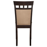 Gabriel Closed Back Dining Side Chair Cappuccino (Set of 2) | Brown | Cappuccino | 100773