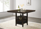 Jaden Square 47-inch Counter Height Dining Table Espresso | Full | Brown | Espresso | 100958