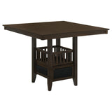 Jaden Square 47-inch Counter Height Dining Table Espresso | Full | Brown | Espresso | 100958