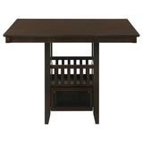 Jaden Square 47-inch Counter Height Dining Table Espresso | Full | Brown | Espresso | 100958