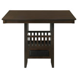 Jaden Square 47-inch Counter Height Dining Table Espresso | Full | Brown | Espresso | 100958
