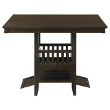 Jaden Square 47-inch Counter Height Dining Table Espresso | Full | Brown | Espresso | 100958