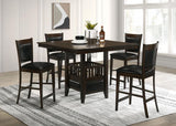 Jaden Square 47-inch Counter Height Dining Table Espresso | Full | Brown | Espresso | 100958