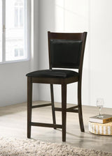 Jaden Upholstered Counter Chair Espresso (Set of 2) | King | Brown | Espresso | 100959