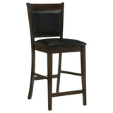 Jaden Upholstered Counter Chair Espresso (Set of 2) | King | Brown | Espresso | 100959