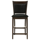 Jaden Upholstered Counter Chair Espresso (Set of 2) | King | Brown | Espresso | 100959