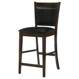 Jaden Upholstered Counter Chair Espresso (Set of 2) | King | Brown | Espresso | 100959
