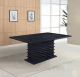 Stanton Rectangular 66-inch Dining Table Black | Black | 102061