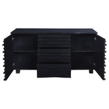 Stanton 3-drawer Sideboard Buffet Storage Cabinet Black | King | Black | 102065