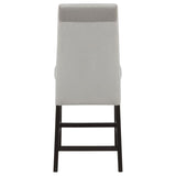 Stanton Velvet Upholstered Counter Chair Grey (Set of 2) | King | Grey | 102069GRY