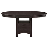 Lavon Oval 60-inch Wood Extension Leaf Dining Table Espresso | Brown | Espresso | 102671