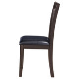 Lavon Wood Dining Side Chair Black and Espresso (Set of 2) | Brown | Espresso | 102672